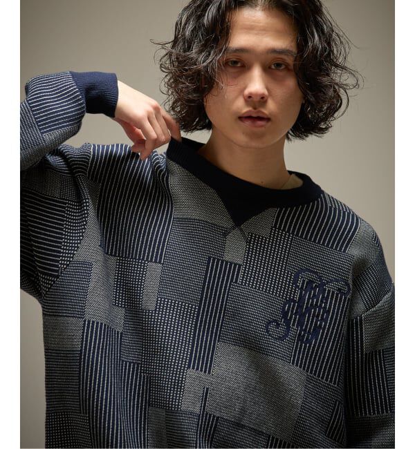 Paris Saint-Germain「【Paris Saint-Germain / パリ・サン＝ジェルマン】 JP Panel Sweat Knit」|ニット・セーター|