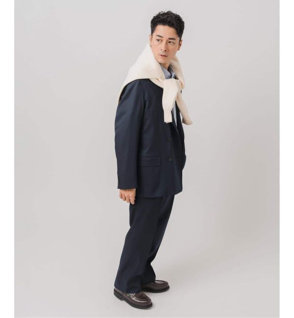 EDIFICE「PLATING ワッフル クルーネックニット」|ニット・セーター|