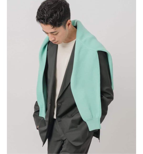 EDIFICE「PLATING ワッフル クルーネックニット」|ニット・セーター|