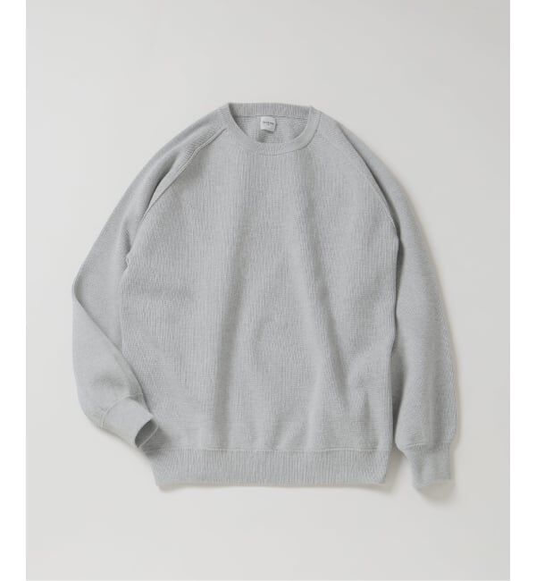 EDIFICE「PLATING ワッフル クルーネックニット」|ニット・セーター|