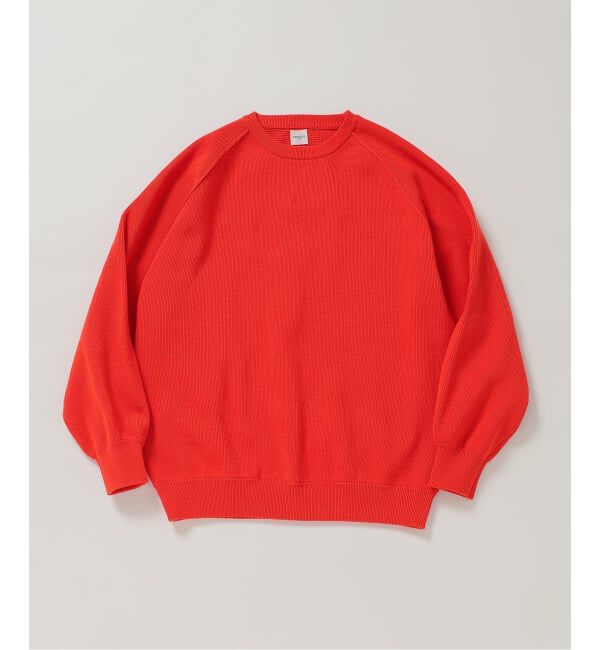 EDIFICE「PLATING ワッフル クルーネックニット」|ニット・セーター|