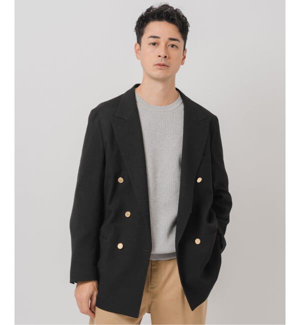 EDIFICE「COUTURE D&rsquo;ADAM (クチュール ド アダム) ダブル ジャケット Summer Tweed」|テーラードジャケット|