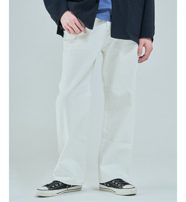 EDIFICE「LE JEAN DE EDIFICE 12.5オンス  ストレートデニム」|デニム|ホワイト