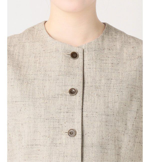 JOURNAL STANDARD「シルクネップツイードミドルベスト」|ダウンベスト・ベスト|