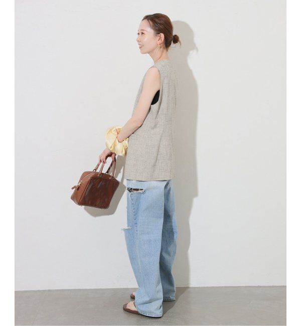 JOURNAL STANDARD「シルクネップツイードミドルベスト」|ダウンベスト・ベスト|