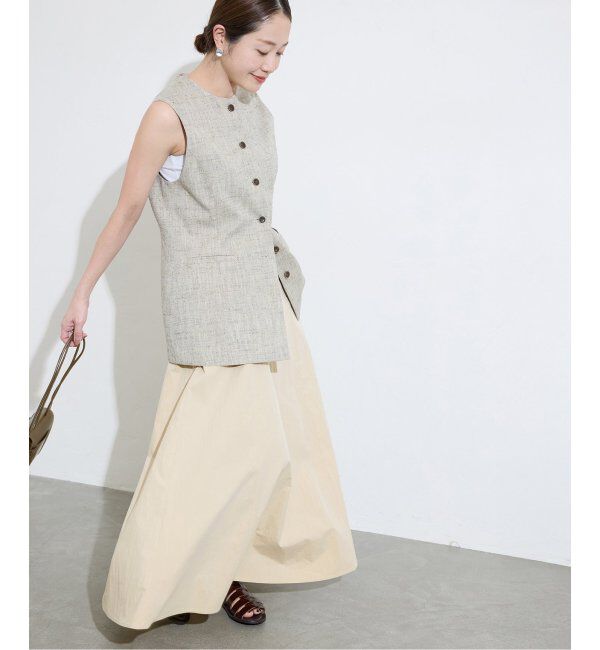 JOURNAL STANDARD「シルクネップツイードミドルベスト」|ダウンベスト・ベスト|