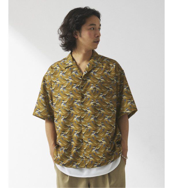 JOURNAL STANDARD relume「ホールパターン プリント オープンカラーシャツ」|シャツ・ブラウス|