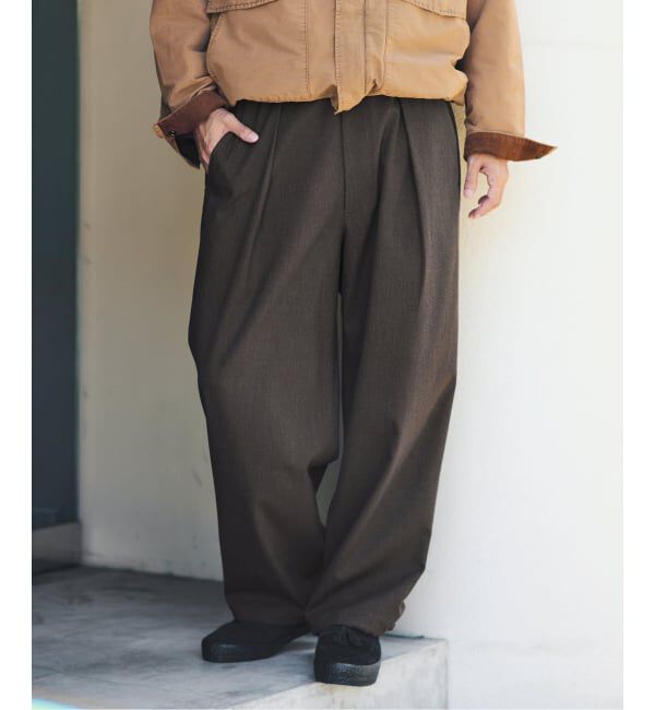 JOURNAL STANDARD relume「ウールブレンド ツイル オーバーパンツ」|スラックス|