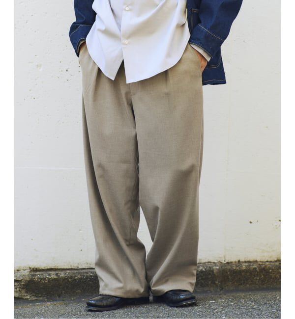 JOURNAL STANDARD relume「ウールブレンド ツイル オーバーパンツ」|スラックス|