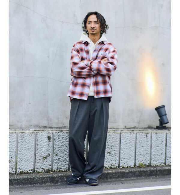 JOURNAL STANDARD relume「ウールブレンド ツイル オーバーパンツ」|スラックス|