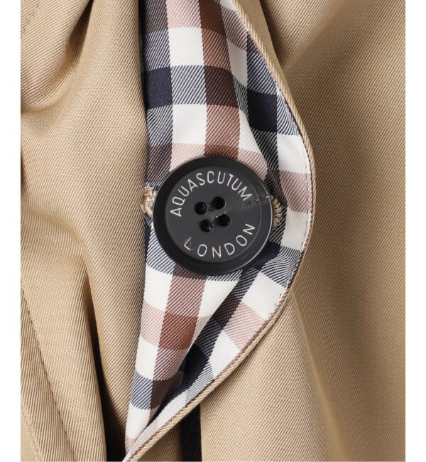 journal standard L'essage「【金子綾さん着用】【別注】Aquascutum&times;LESSAGE ステンカラーコート」|ステンカラーコート|