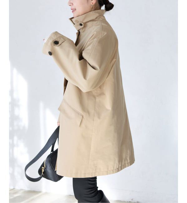 JOURNAL STANDARD「コットンステンカラーミディコート」|ステンカラーコート|