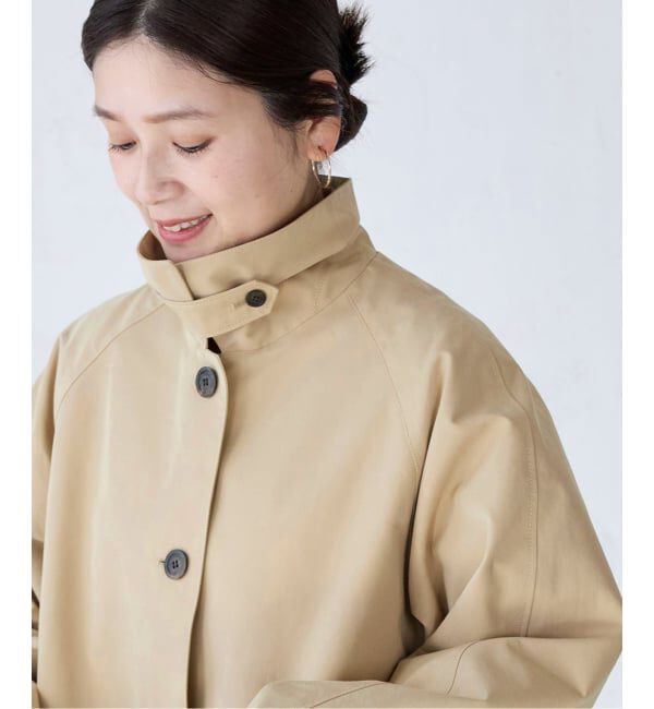 JOURNAL STANDARD「コットンステンカラーミディコート」|ステンカラーコート|