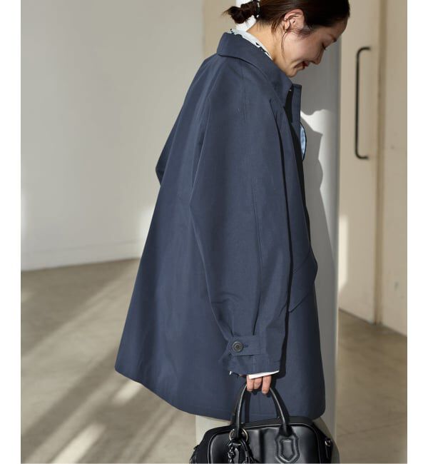 JOURNAL STANDARD「コットンステンカラーミディコート」|ステンカラーコート|