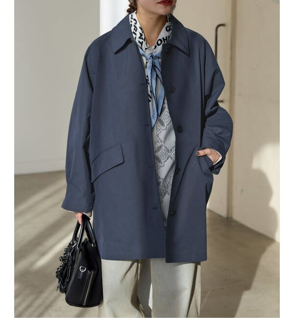 JOURNAL STANDARD「コットンステンカラーミディコート」|ステンカラーコート|