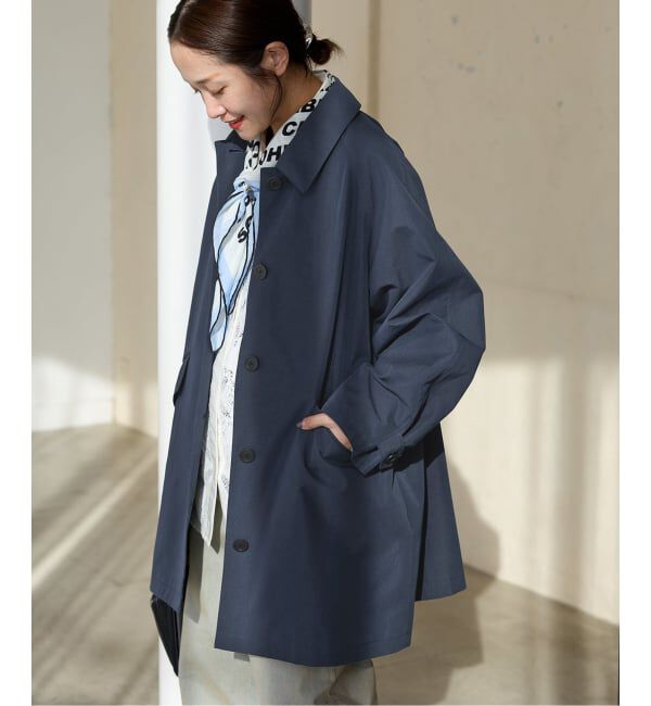 JOURNAL STANDARD「コットンステンカラーミディコート」|ステンカラーコート|