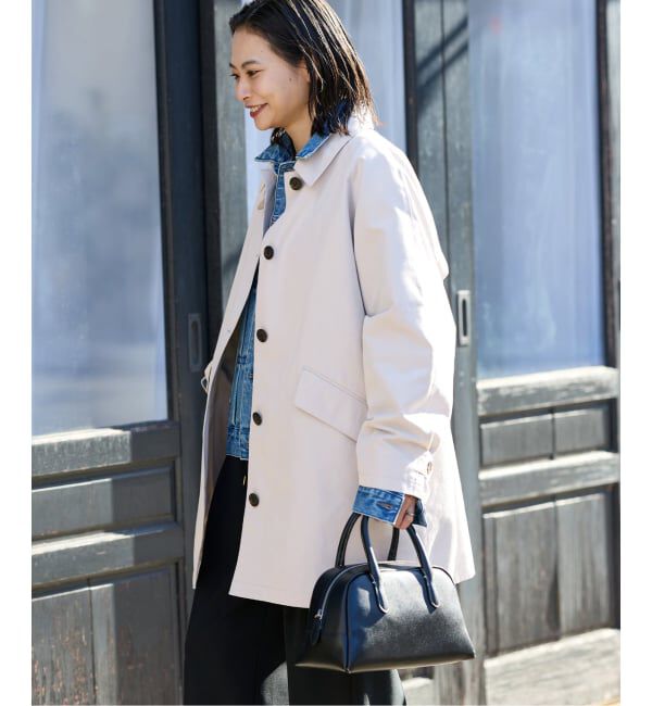 JOURNAL STANDARD「コットンステンカラーミディコート」|ステンカラーコート|