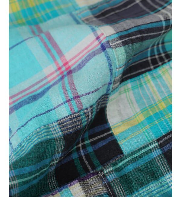 JOURNAL STANDARD「パッチ マドラス チェック フーディ シャツ」|シャツ・ブラウス|