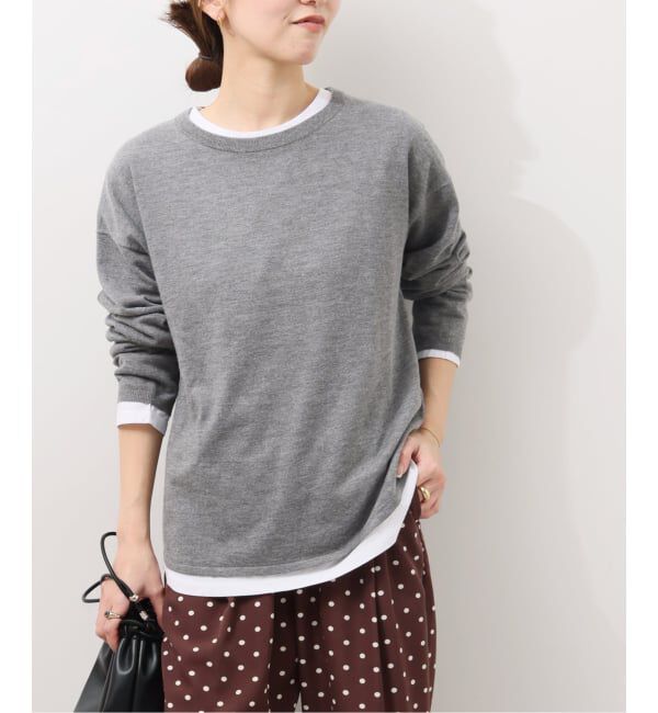 JOURNAL STANDARD relume「《WEB限定追加4》［2枚セット］3WAYレイヤードニットプルオーバー」|ニット・セーター|