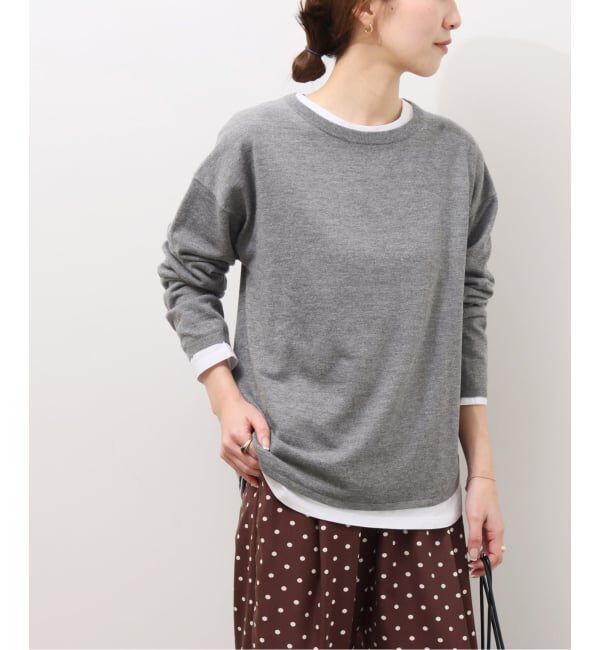 JOURNAL STANDARD relume「《WEB限定追加4》［2枚セット］3WAYレイヤードニットプルオーバー」|ニット・セーター|