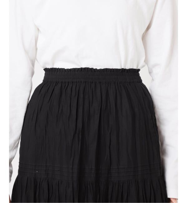 JOURNAL STANDARD relume「《WEB限定追加》コットンボイルクリンクルティアードスカート」|スカート|