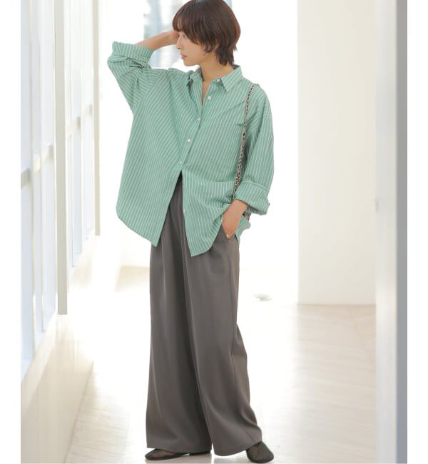 JOURNAL STANDARD relume「［26SS新作］スーピマコットンストライプシャツ」|シャツ・ブラウス|