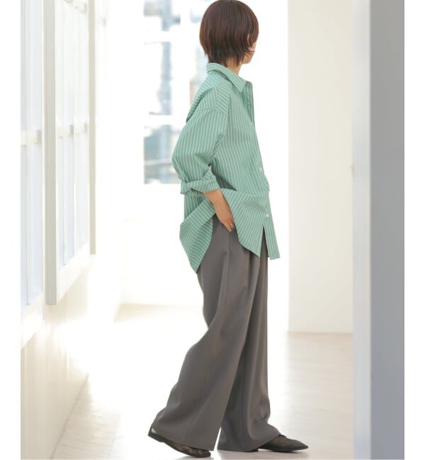 JOURNAL STANDARD relume「［26SS新作］スーピマコットンストライプシャツ」|シャツ・ブラウス|