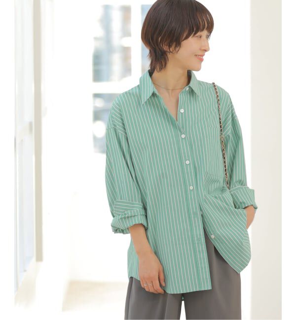 JOURNAL STANDARD relume「［26SS新作］スーピマコットンストライプシャツ」|シャツ・ブラウス|