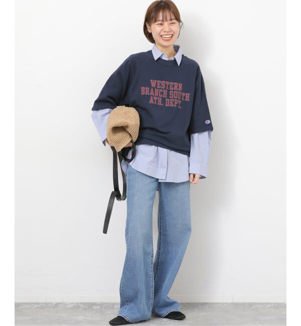 JOURNAL STANDARD relume「［26SS新作］スーピマコットンストライプシャツ」|シャツ・ブラウス|