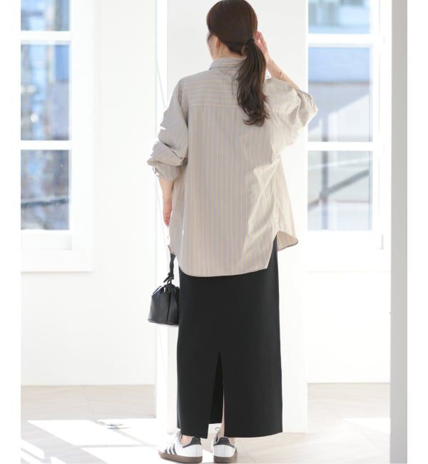 JOURNAL STANDARD relume「［26SS新作］スーピマコットンストライプシャツ」|シャツ・ブラウス|