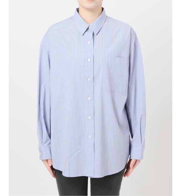 JOURNAL STANDARD relume「［26SS新作］スーピマコットンストライプシャツ」|シャツ・ブラウス|