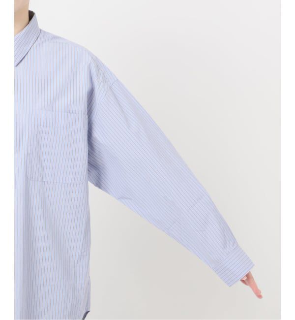 JOURNAL STANDARD relume「［26SS新作］スーピマコットンストライプシャツ」|シャツ・ブラウス|
