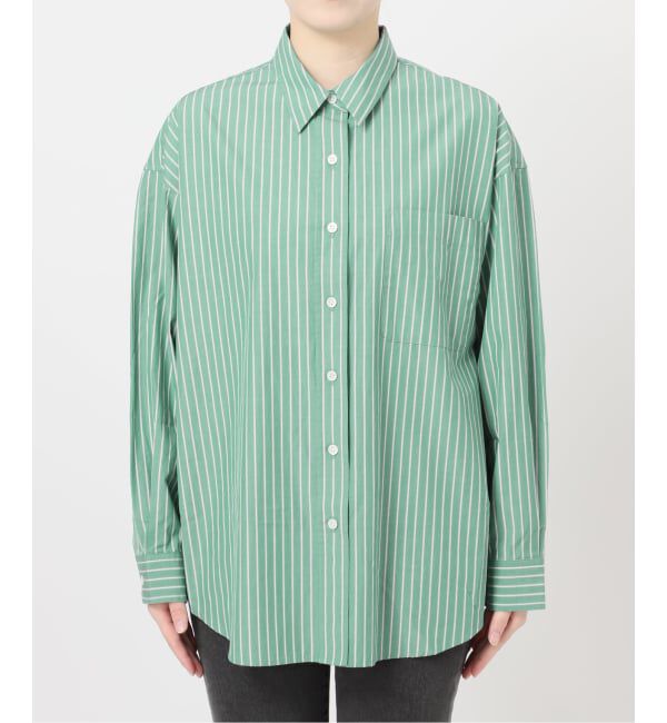 JOURNAL STANDARD relume「［26SS新作］スーピマコットンストライプシャツ」|シャツ・ブラウス|