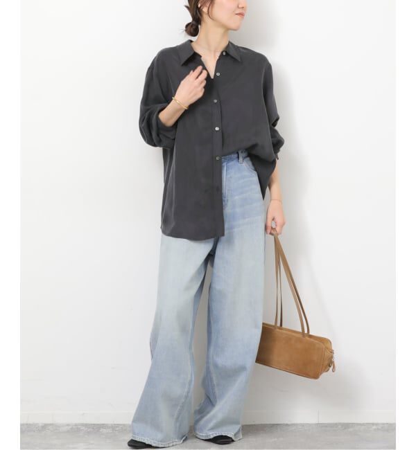 JOURNAL STANDARD relume「［26SS新作］キュプラオーバーサイズシャツ」|シャツ・ブラウス|