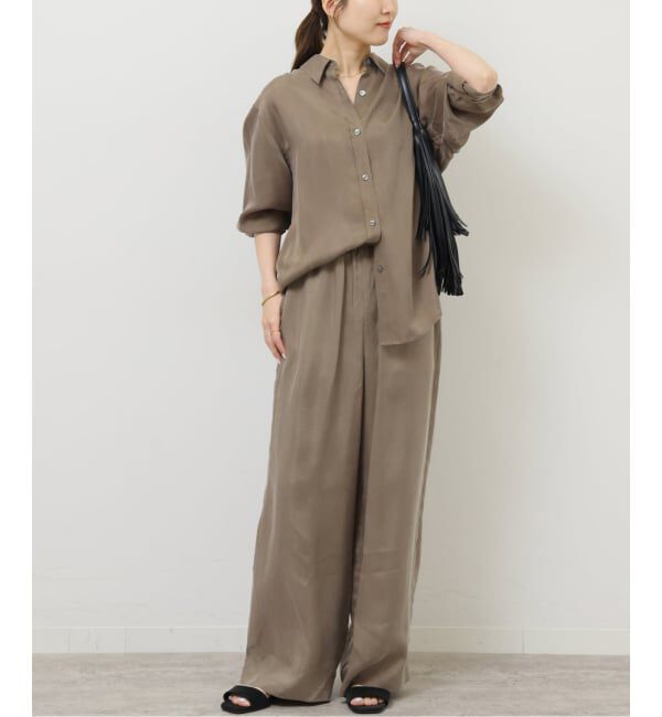 JOURNAL STANDARD relume「［26SS新作］キュプラオーバーサイズシャツ」|シャツ・ブラウス|