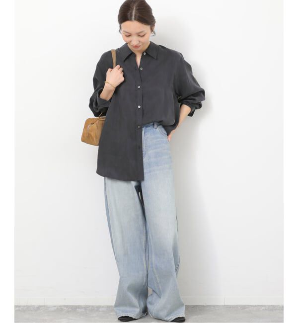 JOURNAL STANDARD relume「［26SS新作］キュプラオーバーサイズシャツ」|シャツ・ブラウス|