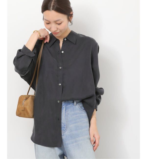 JOURNAL STANDARD relume「［26SS新作］キュプラオーバーサイズシャツ」|シャツ・ブラウス|