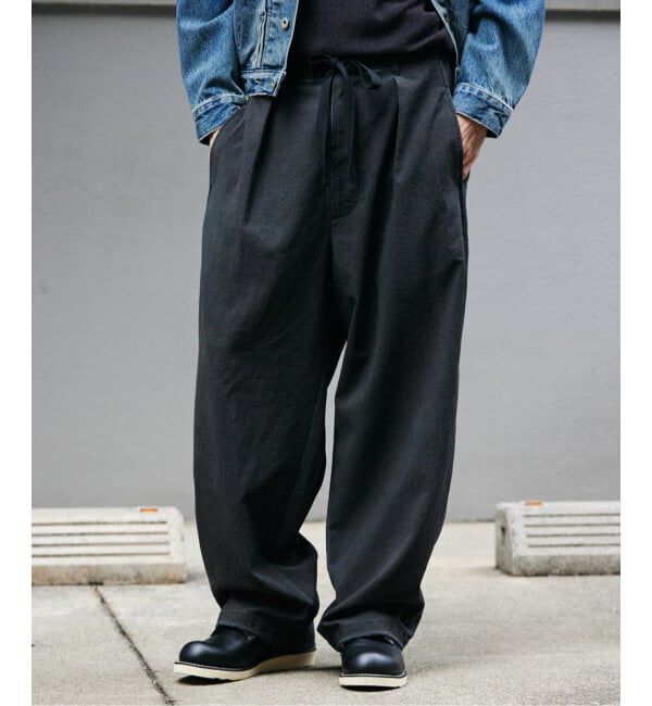 JOURNAL STANDARD「リランチェ ピグメント オーバー パンツ」|その他|ブラック