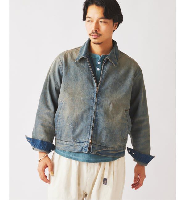 JOURNAL STANDARD relume「《予約》スモーキーデニム 11oz ジップブルゾン」|デニムジャケット|