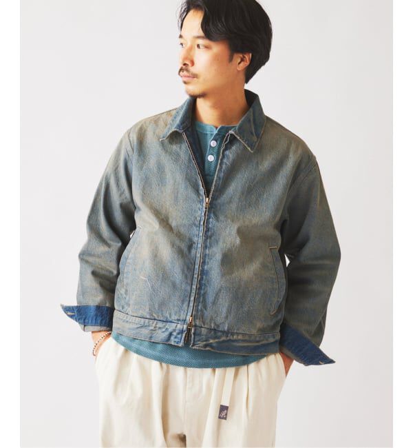 JOURNAL STANDARD relume「《予約》スモーキーデニム 11oz ジップブルゾン」|デニムジャケット|