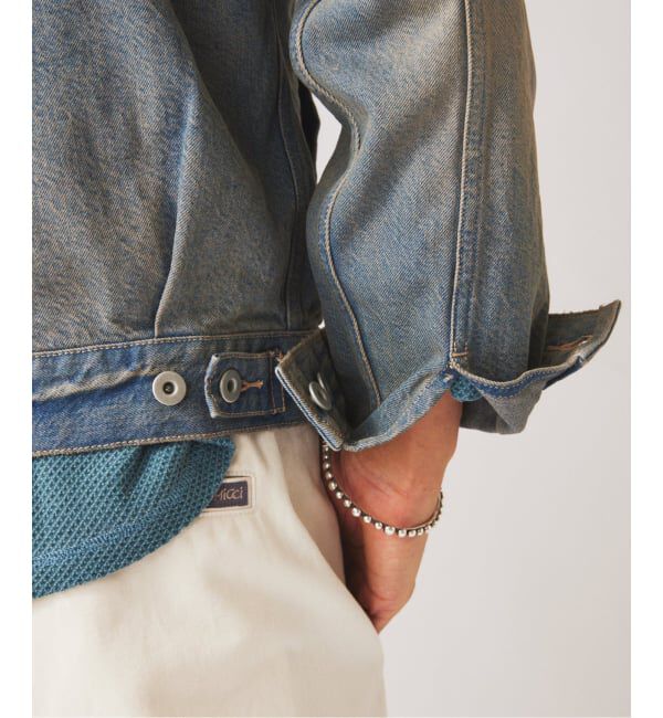 JOURNAL STANDARD relume「《予約》スモーキーデニム 11oz ジップブルゾン」|デニムジャケット|