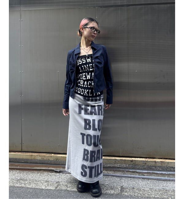 Oriens JOURNAL STANDARD「ロゴロングスカート」|スカート|