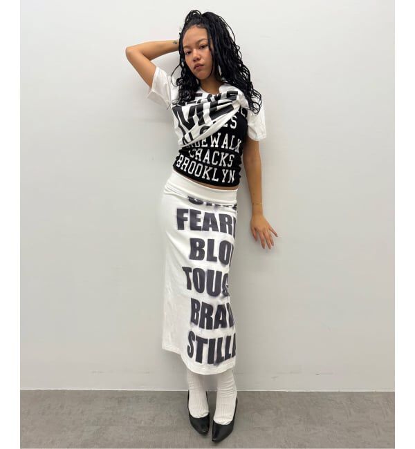 Oriens JOURNAL STANDARD「ロゴロングスカート」|スカート|