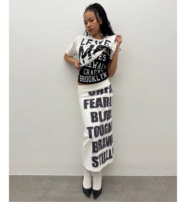 Oriens JOURNAL STANDARD「ロゴロングスカート」|スカート|