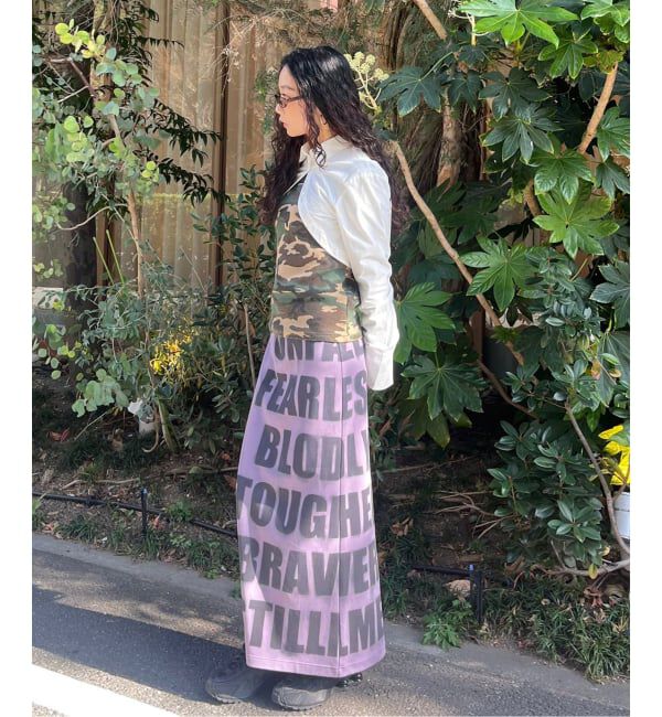 Oriens JOURNAL STANDARD「ロゴロングスカート」|スカート|