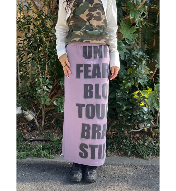 Oriens JOURNAL STANDARD「ロゴロングスカート」|スカート|