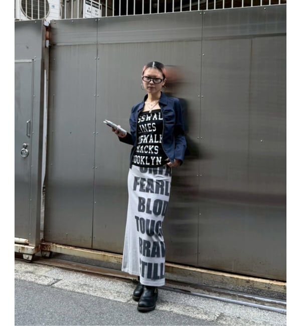 Oriens JOURNAL STANDARD「ロゴロングスカート」|スカート|