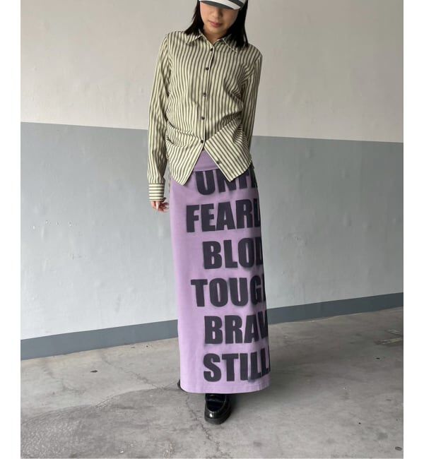 Oriens JOURNAL STANDARD「ロゴロングスカート」|スカート|