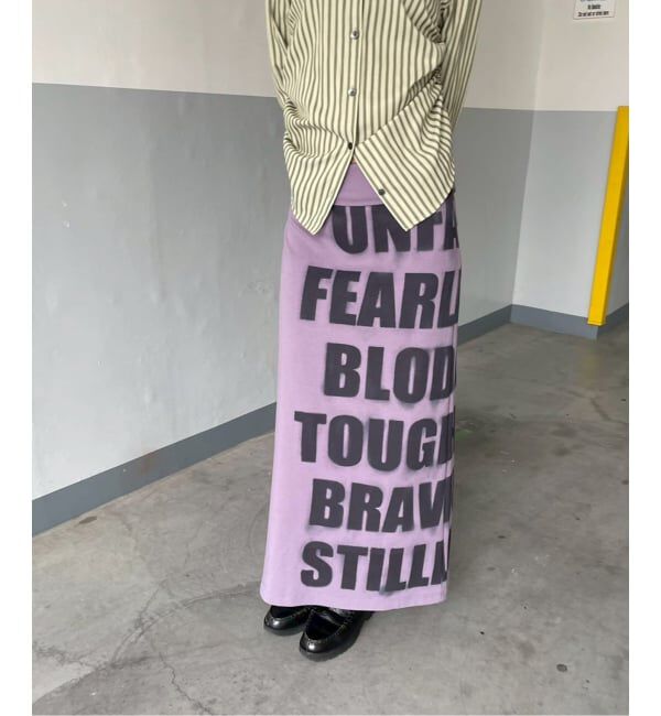 Oriens JOURNAL STANDARD「ロゴロングスカート」|スカート|