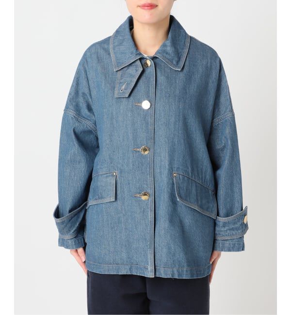 journal standard L'essage「別注【MACKINTOSH/マッキントッシュ】HUMBIE DENIM JACKET MB：コート2」|ステンカラーコート|